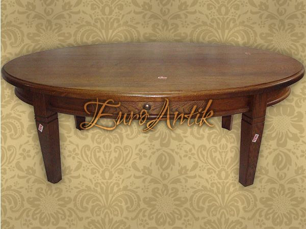 Masivni ovalni stilski sto